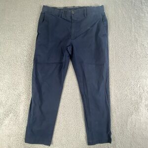 Banana Republic Pants Mens 36x30 Navy Slim Fit Lived In Chino Preppy Casual